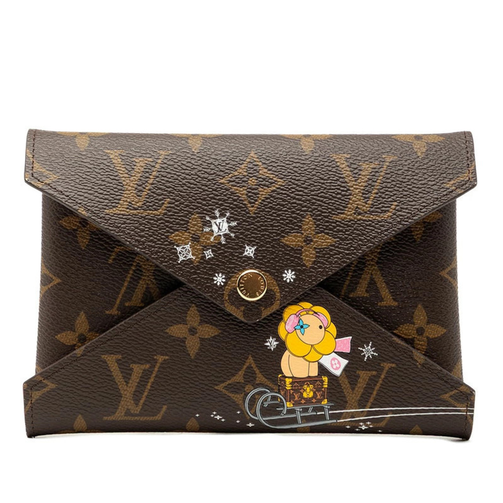 Louis Vuitton Monogram Vivienne Pochette Kirigami Limited Edition Brown